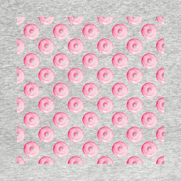 Pink Donut Pattern by shoko